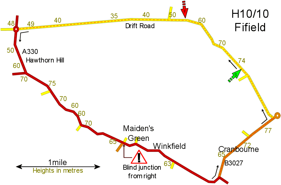 Map of H10/10.